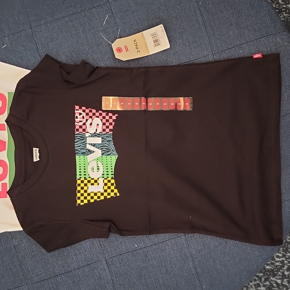 Levi's girl shirts 3 in pack size 14/16 - Picture 4 of 5